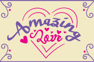 Amazing Love: A Handwritten Font for Crafters