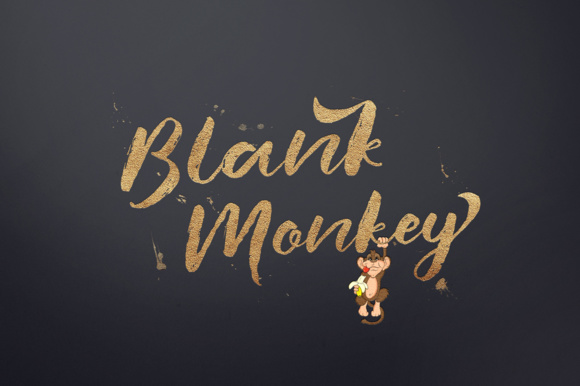Blank Monkey: A Handwritten Font for Smart Branding