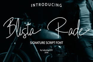 Blista Rade: A Handwritten Font for Web Design