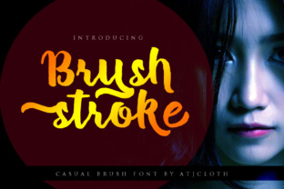 Brush Stroke: A Textured Typeface for Editorial Design