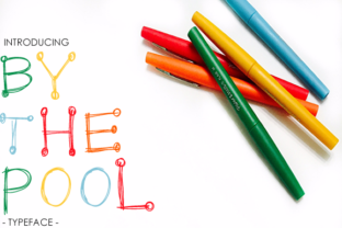 By the Pool: A Playful Typeface for Digital Charm