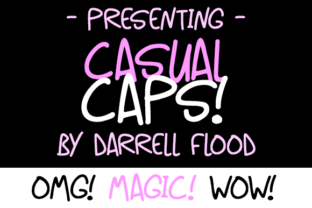 Casual Caps: A Friendly Handwritten Typeface for Editors