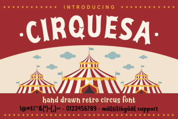 Cirquesa Font: A Playful Display Typeface for Web Design