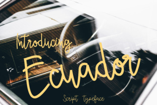 Ecuador Font Review for Web Designers