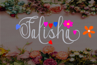 Falisha: A Modern Script Font for Editorial Design
