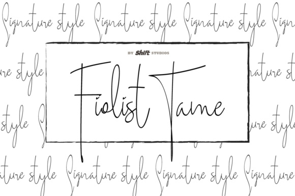 Fiolist Tame: A Handwritten Font for Branding