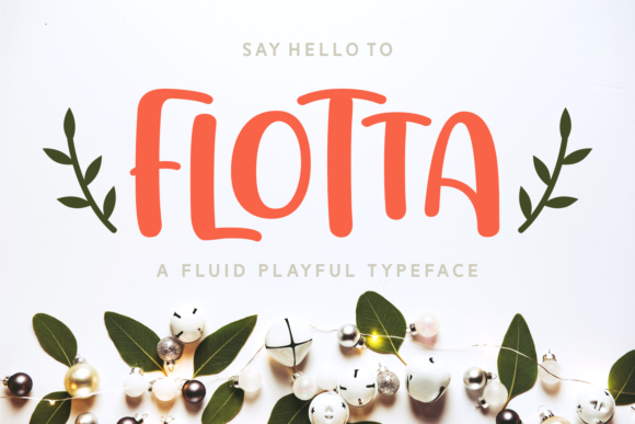 Flotta Typeface: A Playful Script for Editorial Design