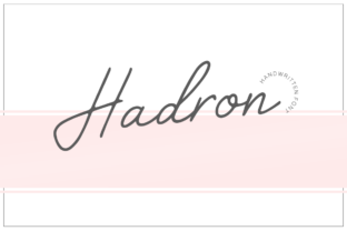 Hadron Font: A Handwritten Typeface for Makers