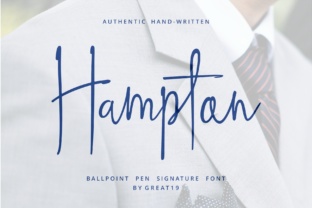 Hampton: A Handwritten Font for Authentic Branding