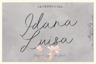 Idana Luisa: A Handwritten Font for Elegant Brands