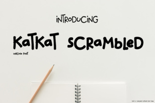 Katkat Scrambled: A Playful Display Font for Bold Campaigns