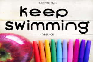 Keep Swimming: A Bold Display Font for Campaigns