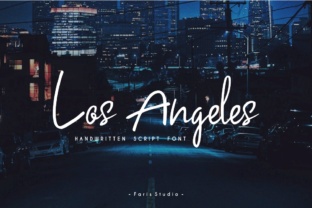 Los Angeles Font: A Handwritten Typeface for Editors