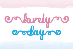 Lovely Day Font: Playful Script for Crafters