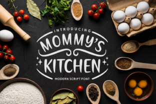 Mommy s Kitchen Font for Web Design