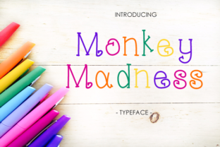 Monkey Madness: A Playful Display Font for Web Design