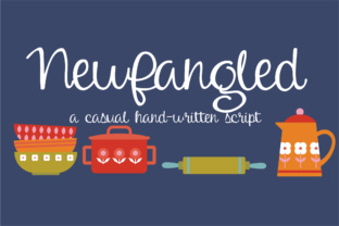 Newfangled Font: A Handwritten Typeface for Web Design
