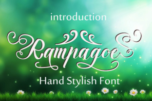 Rampagoe: A Script Font for Polished Web Headers