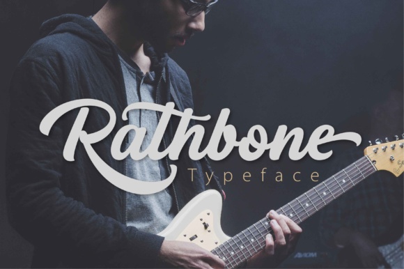 Rathbone Font: Bold Swashy Type for Web Headers