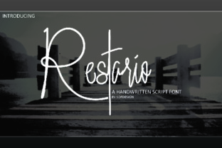 Restario Font: A Modern Script for Social Campaigns