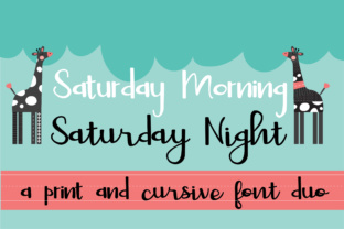 Saturday Duo Typeface for Brand Identity