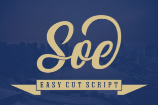 Soe Font: A Vintage Typeface for Crafters
