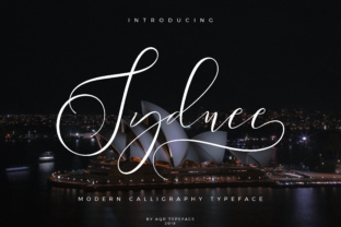 Sydnee: A Refined Script Font for Editorial Design