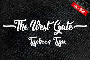 The West Gate Font: A Retro Script for Crafters