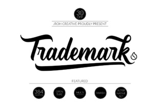 Trademark: A Display Font for Editorial Identity