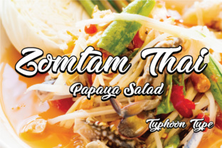 Zomtam Thai: A Bold Script Font for Branding